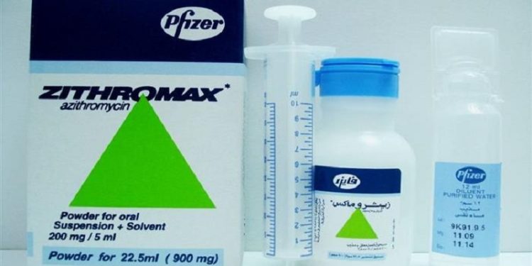 زيثروماكس – ZITHROMAX مضاد حيوي لعلاج التهاب الأذن الوسطى