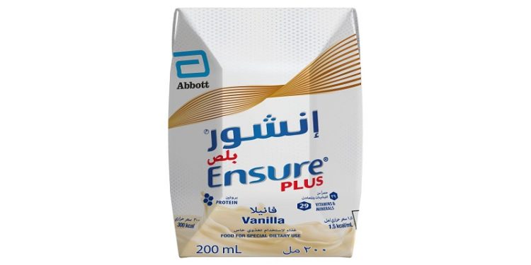 إنشور بلس - ENSURE PLUS مكمل غذائي سائل مصدرًا ممتازًا للأوميجا 3