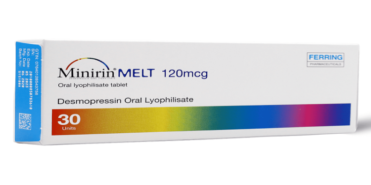 مينيرين ميلت - MINIRIN MELT للسيطرة وعلاج التبول في الفراش