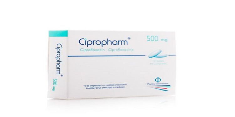 سيبروفارم – CIPROPHARM يستخدم في علاج الإصابات التي تسببها البكتيريا للبالغين