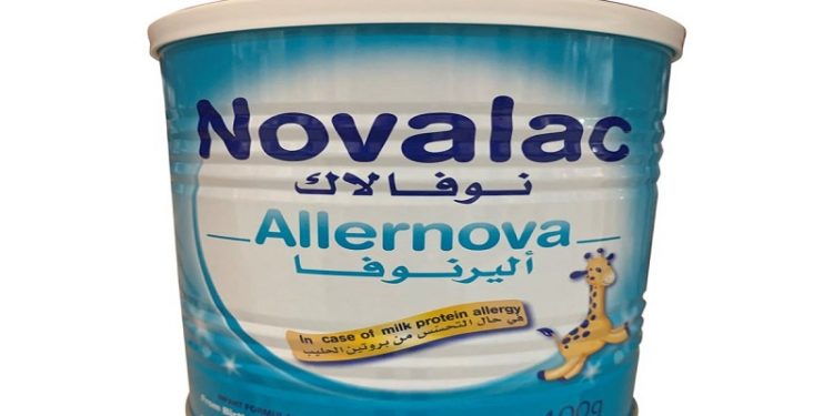 نوفالاك الليرنوفا - NOVALAC ALLERNOVA حليب مناسب منذ الولادة حتى سن 3 سنوات