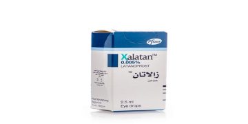 زالينتان – XALATAN قطرة عين تُستخدم لعلاج ارتفاع ضغط العين 