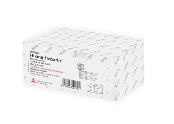 هبارين الحكمة – HIKMA HEPARIN مضاد تخثر يستخدم لمنع وعلاج الجلطات الدموية