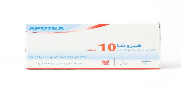 فيرونتا – VIRONTA دواء خافض للكوليسترول وللوقاية من أمراض القلب