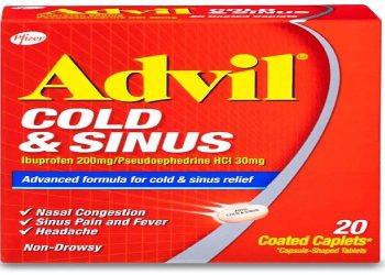  أدفيل للرشح والجيوب - ADVIL COLD & SINUS أقراص لتخفيف الألم والاحتقان