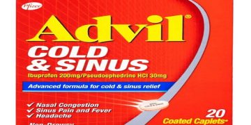  أدفيل للرشح والجيوب - ADVIL COLD & SINUS أقراص لتخفيف الألم والاحتقان