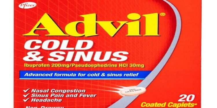  أدفيل للرشح والجيوب - ADVIL COLD & SINUS أقراص لتخفيف الألم والاحتقان