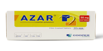 أزار – AZAR دواء خافض لضغط الدم وحماية للكلى والقلب