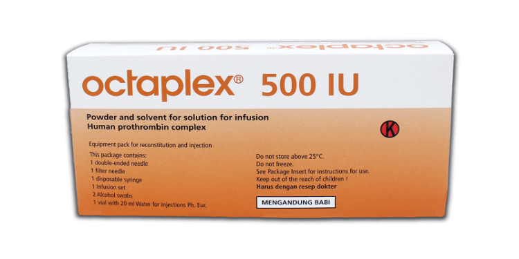 أوكتابلكس – OCTAPLEX محلول للحقن الوريدي لعلاج النزيف الحاد
