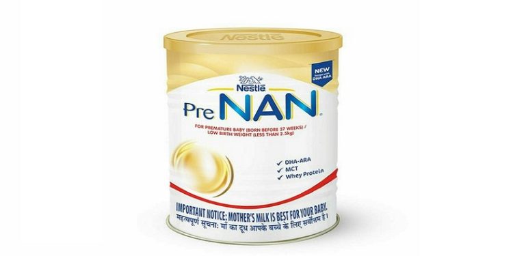 بري نان – PRE NAN مكمل غذائي مخصص للرضع لتوفير العناصر الغذائية