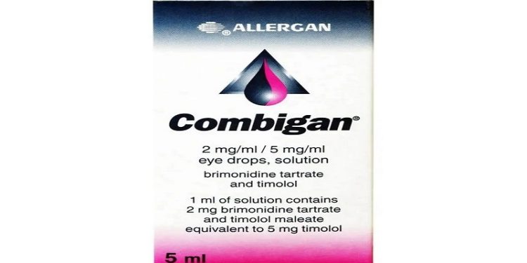 كومبيجان – COMBIGAN قطرة عين لعلاج الجلوكوما وارتفاع ضغط العين