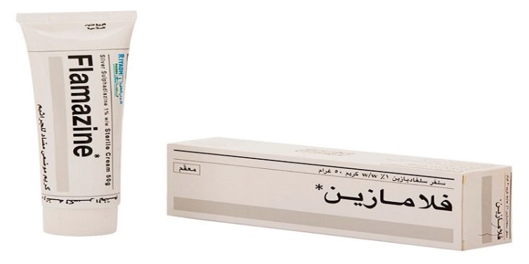 فلامازين – FLAMAZINE كريم مضاد حيوي موضعي لعلاج الحروق والوقاية من العدوى