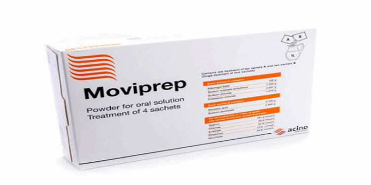 موفيبريب - MOVIPREP لتنظيف الأمعاء قبل تنظير القولون