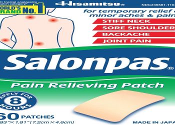 سالونباس – SALONPAS لتخفيف آلام العضلات والمفاصل والإصابات الموضعية