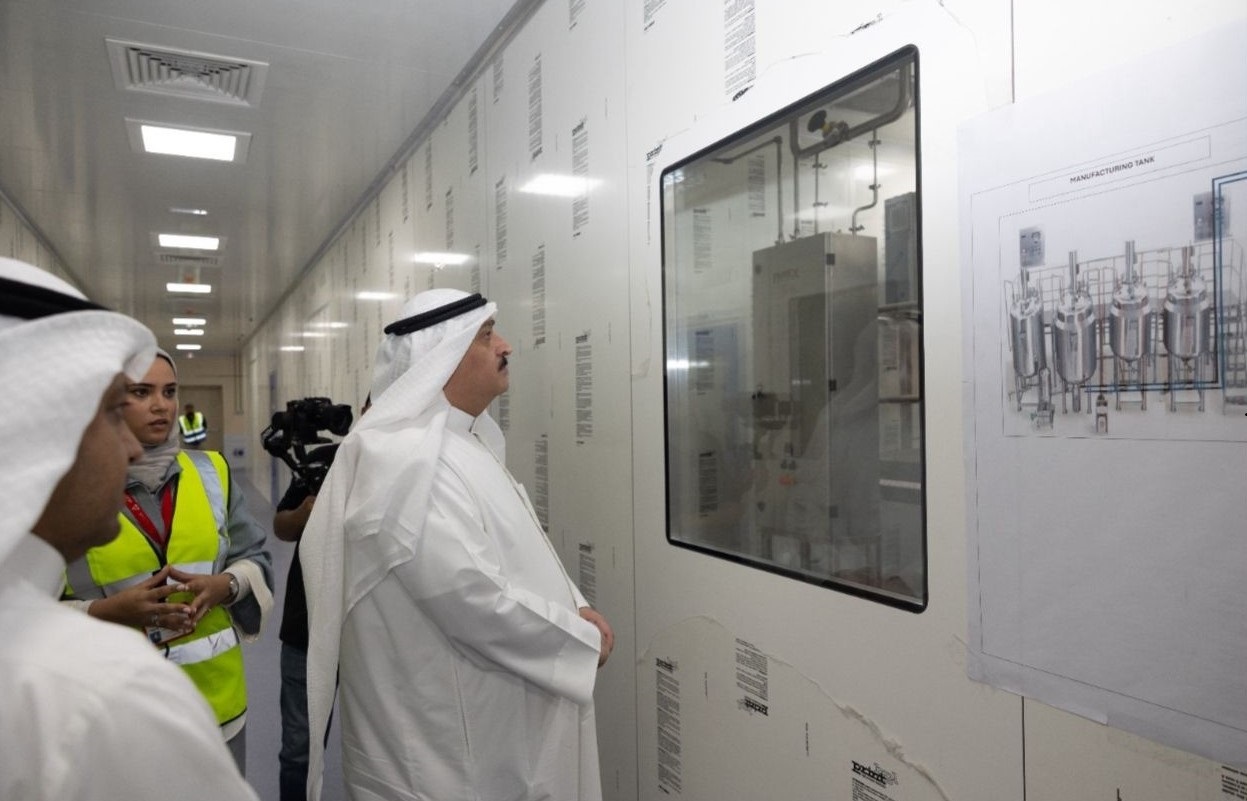 وزير الصحة الكويتي يزور مصنع «الشفاء فارما» التابع للشركة الكويتية السعودية للصناعات الدوائية
المزمع تشغيله في مارس 2026