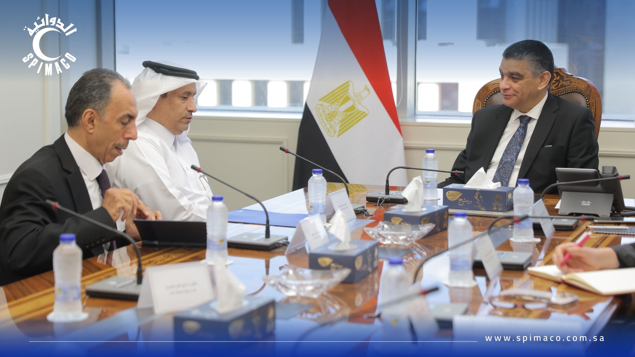 «سبيماكو مصر» تبحث مع «هيئة الشراء الموحد» تعزيز التعاون في التصنيع الدوائي ودعم سلاسل الإمداد