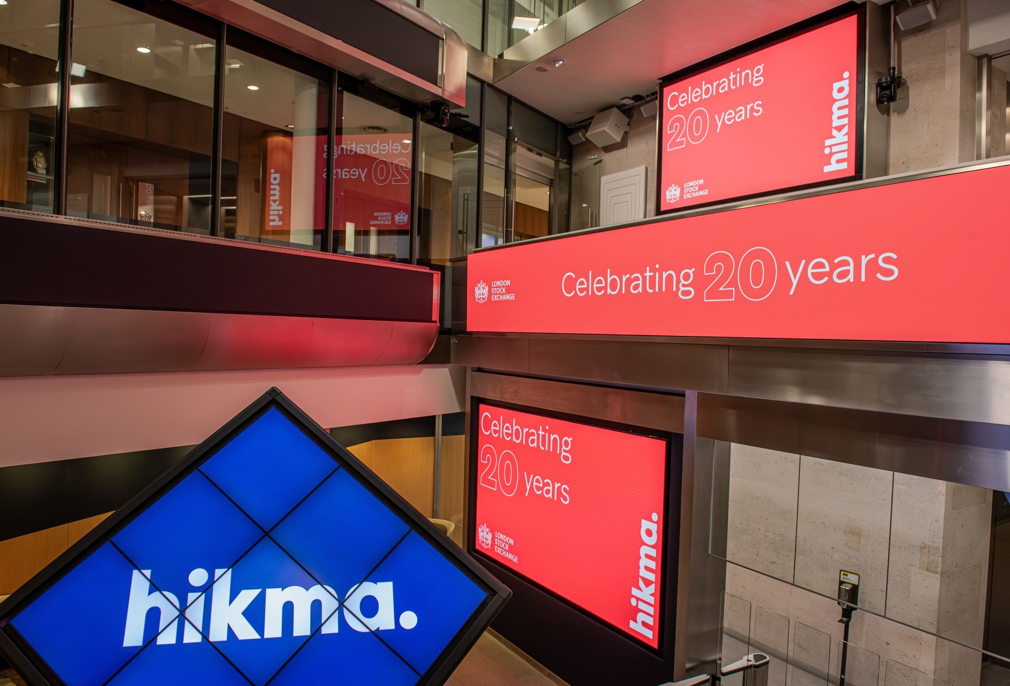 «الحكمة» تحتفل بمرور 20 عامًا على إدراجها في بورصة لندن