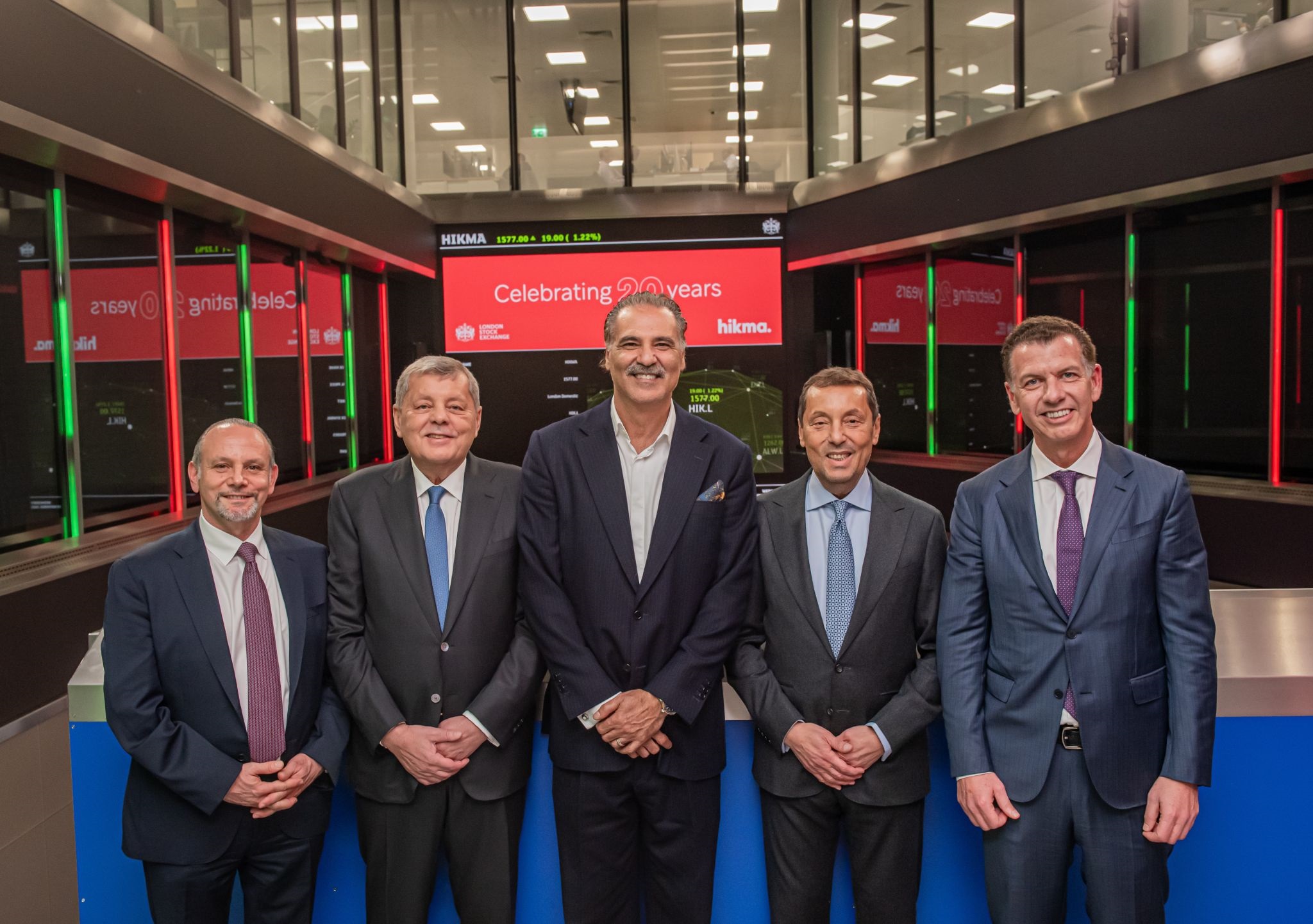 «الحكمة» تحتفل بمرور 20 عامًا على إدراجها في بورصة لندن