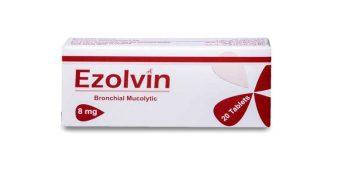 إزولفين – EZOLVIN مذيب للبلغم يخفف الكحة وأعراض التهابات الجهاز التنفسي