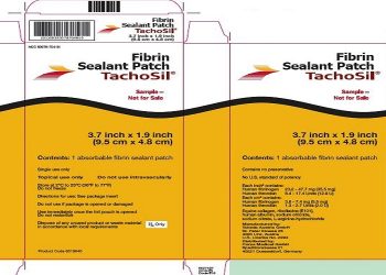 تاكوسيل – TACHOSIL لاصق دموي موضعي لتعزيز وقف النزيف أثناء العمليات