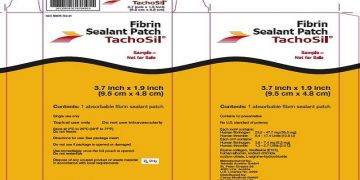 تاكوسيل – TACHOSIL لاصق دموي موضعي لتعزيز وقف النزيف أثناء العمليات