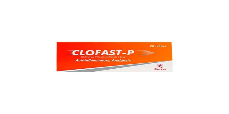 كلوفاست-ب – CLOFAST-P مسكن للألم وخافض للحرارة ومضاد للالتهاب