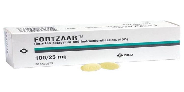 فورتزار - FORTZAAR لعلاج ارتفاع ضغط الدم الأولي