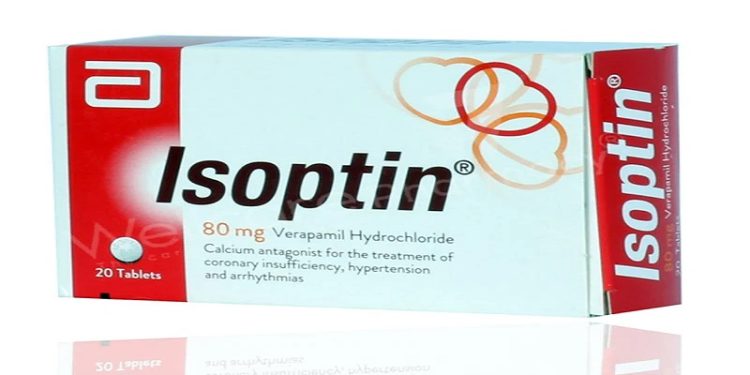 أيزوبتين – ISOPTIN لعلاج اضطرابات القلب وضغط الدم