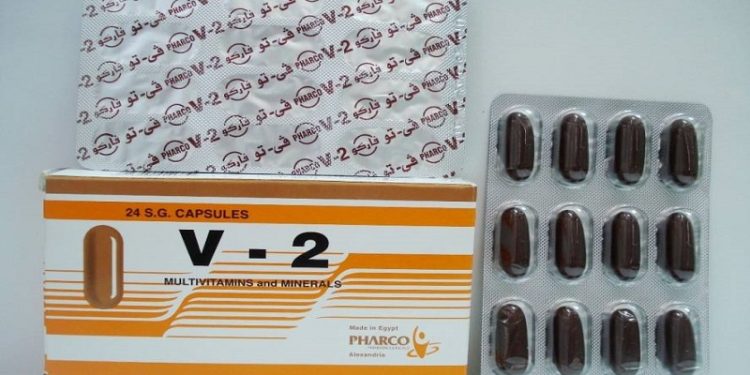 في-2 بلس – V2 PLUS مكمل غذائي لدعم المناعة والطاقة