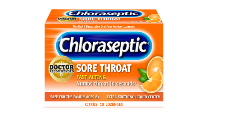 كلوراسيبتيك – CHLORASEPTIC لتخفيف آلام الحلق والفم ومقاومة العدوى
