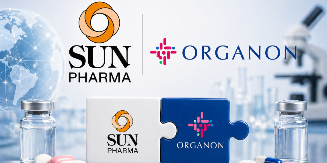 شعار شركتي صن فارما وأورجانون لأدوية صحة المرأة