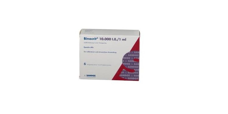 بينوكورت – BINOCRIT لعلاج فقر الدم المرتبط بالفشل الكلوي والعلاج الكيميائي