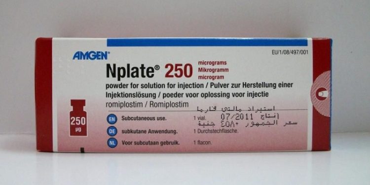نبلايت – NPLATE لرفع الصفائح الدموية في حالات نقصها المناعي