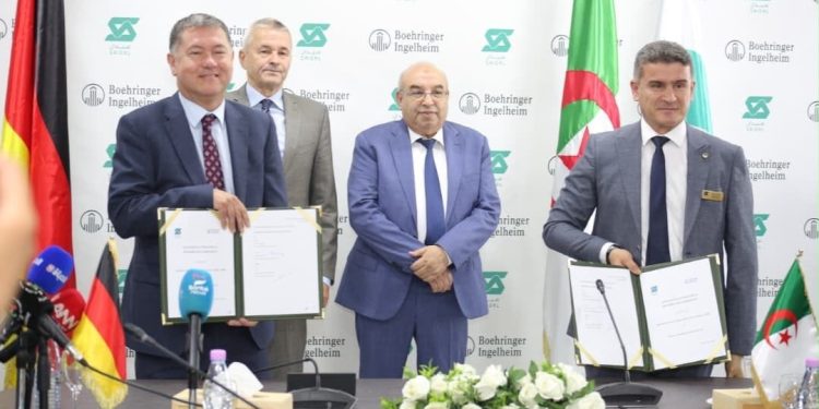 «صيدال» الجزائرية و«بوهرنجر إنجلهايم» الألمانية توقعان اتفاقية لتوطين إنتاج علاج مبتكر للتليف الرئوي