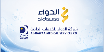 شعار شركة الدواء للخدمات الطبية