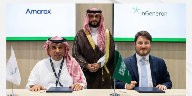 «أماروكس» توقع اتفاقية استراتيجية مع «إن جينيرون» الأمريكية لدعم الابتكار والأمن الدوائي بالمملكة