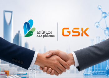 شعار شركتي أجا فارما وجلاكسو سميثكلاين