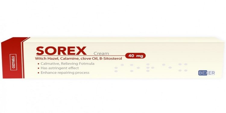 سوريكس – SOREX Cream كريم ملطف ومهدئ للمناطق الحساسة والشرجية
