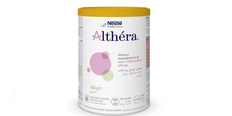 ألثيرا – ALTHERA لعلاج حساسية بروتين حليب البقر لدى الرضع