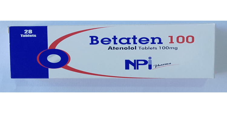 بيتاتين – BETATEN لعلاج ارتفاع ضغط الدم والذبحة الصدرية