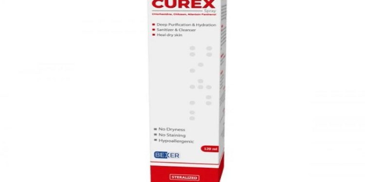 كيوريكس سبراي – CUREX Spray مطهر ومعقم للجروح والحروق
