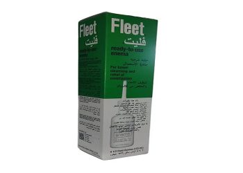 فليت – FLEET حقنة شرجية وملين لإفراغ القولون وعلاج الإمساك