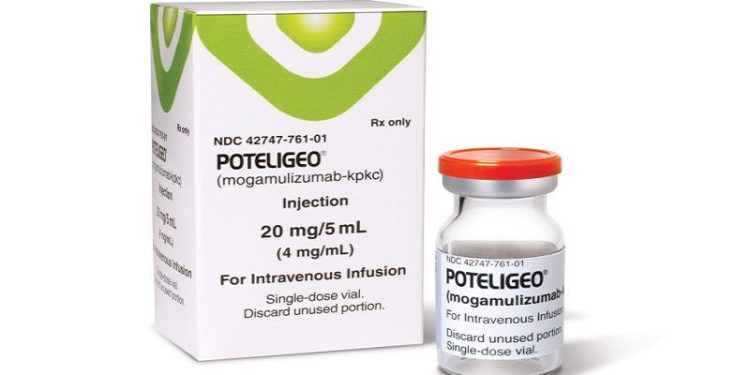 بوتيليجيو – POTELIGEO لعلاج الحالات الانتكاسية أو المقاومة للأدوية من بعض أنواع اللمفوما