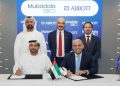 توقيع اتفاقية التعاون الاستراتيجي بين مبادلة بايو وأبوت لتوطين تصنيع علاجات صحة المرأة في الإمارات.