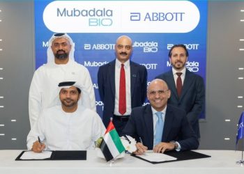 توقيع اتفاقية التعاون الاستراتيجي بين مبادلة بايو وأبوت لتوطين تصنيع علاجات صحة المرأة في الإمارات.