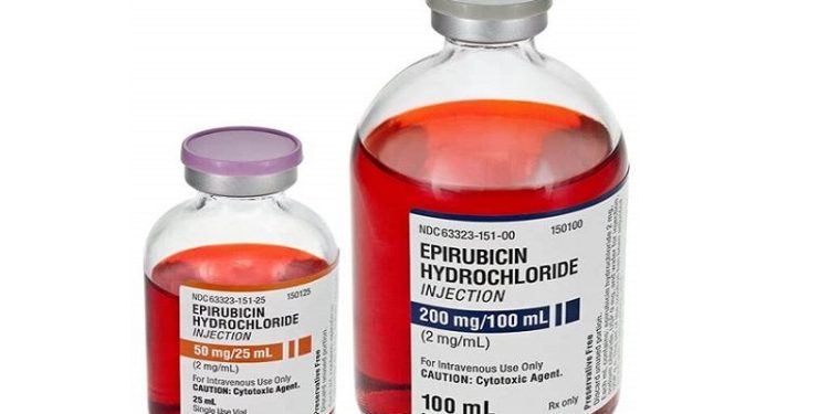 ايبيروبوسين – EPIRUBICIN لعلاج سرطان الثدي وبعض أنواع السرطان