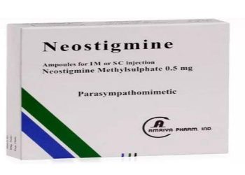 نيوستجمين – NEOSTIGMINE لعلاج الوهن العضلي وعكس تأثير مرخيات العضلات