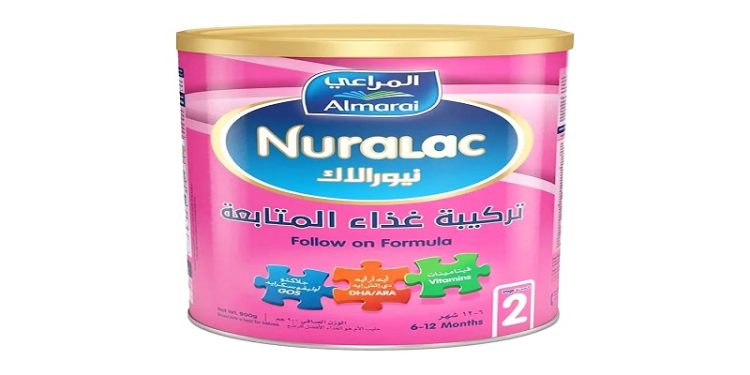 حليب نيورالاك 2 – NURALAC 2 من المراعي لتغذية الرضع من عمر 6 أشهر
